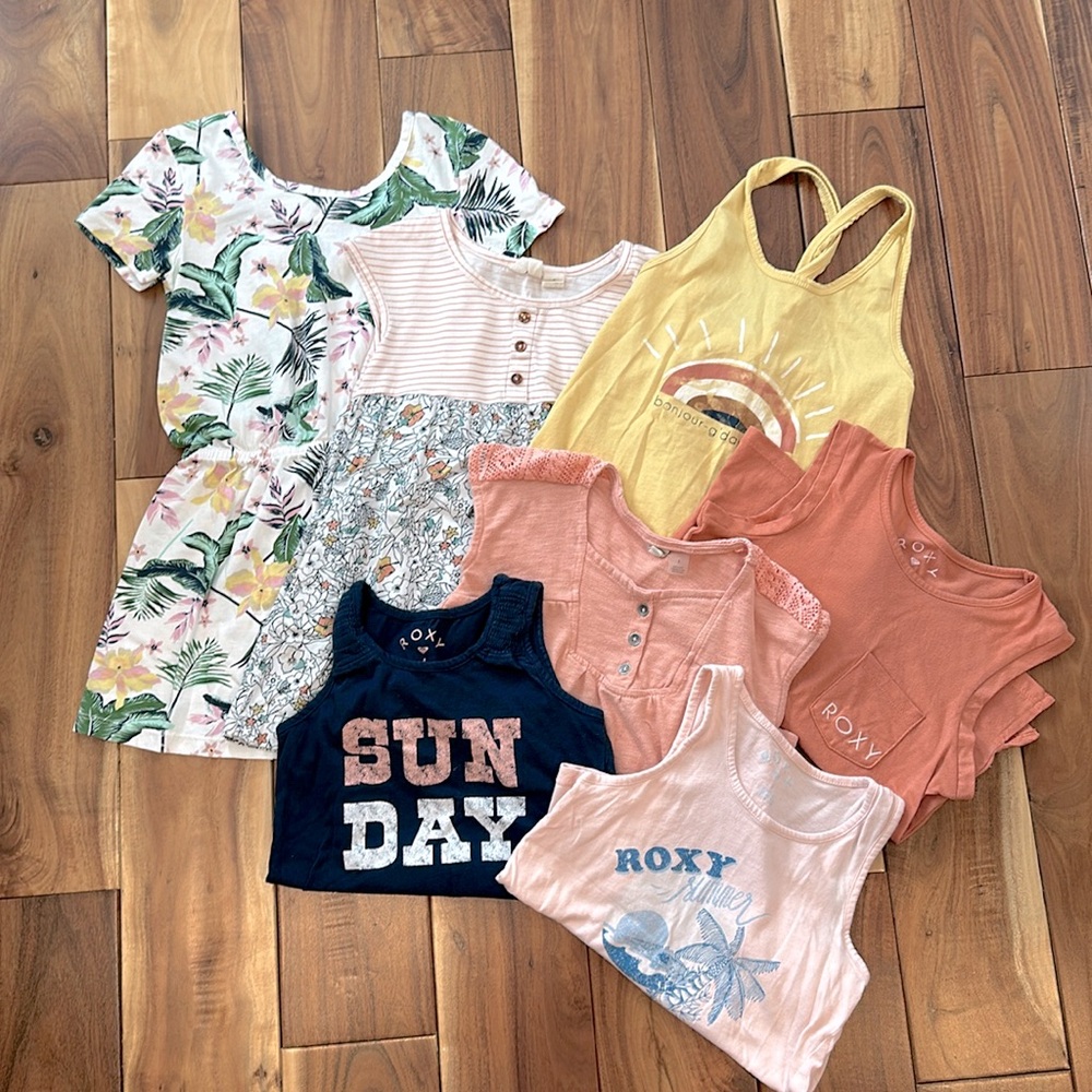Girls Roxy lot sizes 4-6